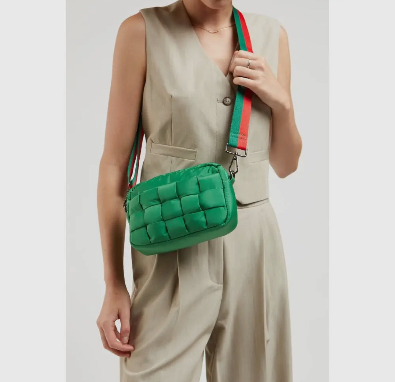 kelly green crossbody