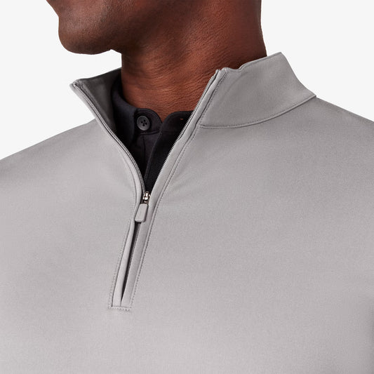 Keeton Quarter Zip - Nickel Heather