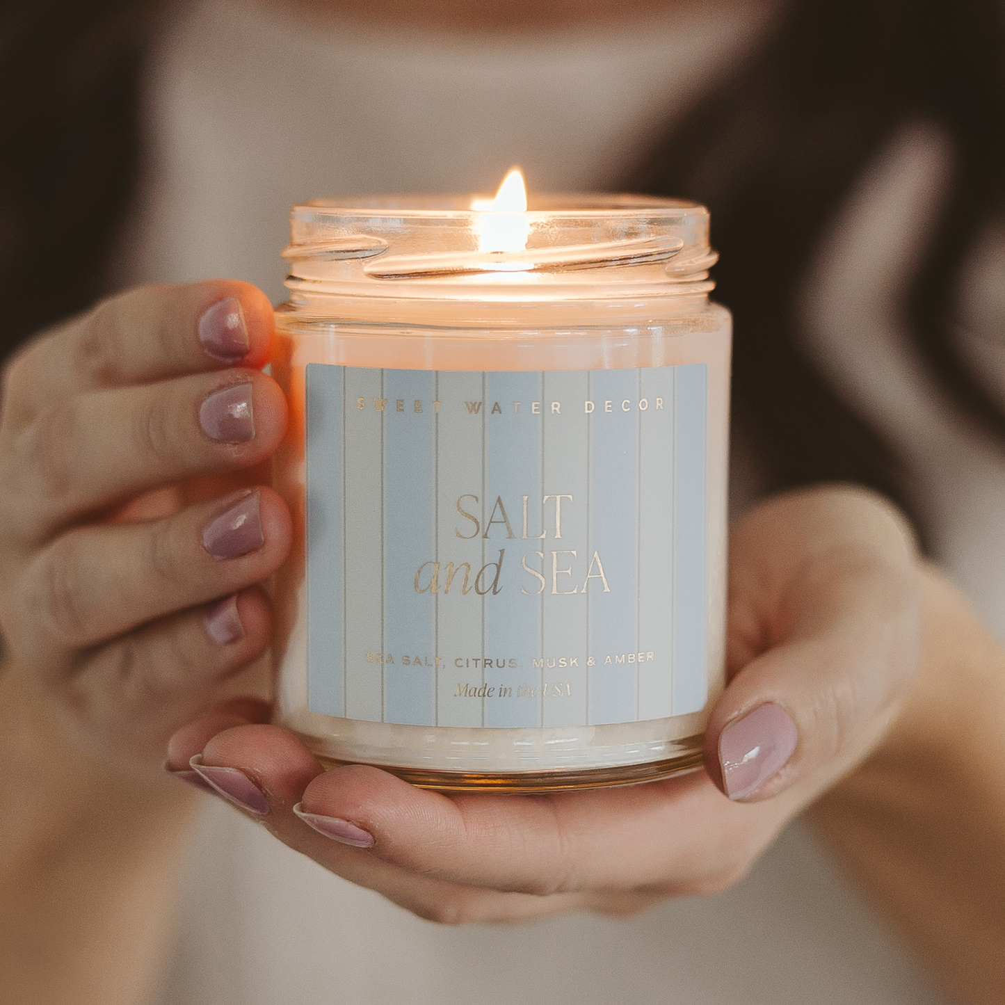 Salt and Sea 9oz Soy Candle