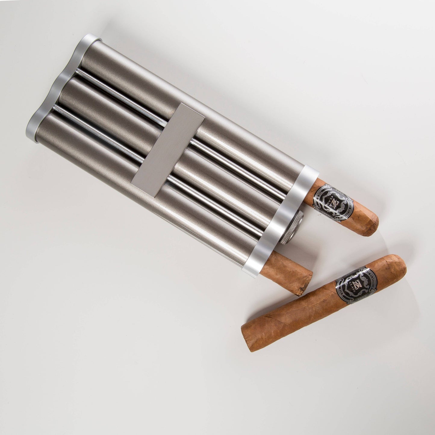 Keep It Fresh Cigar Holder Triple - Black/Rose Gold