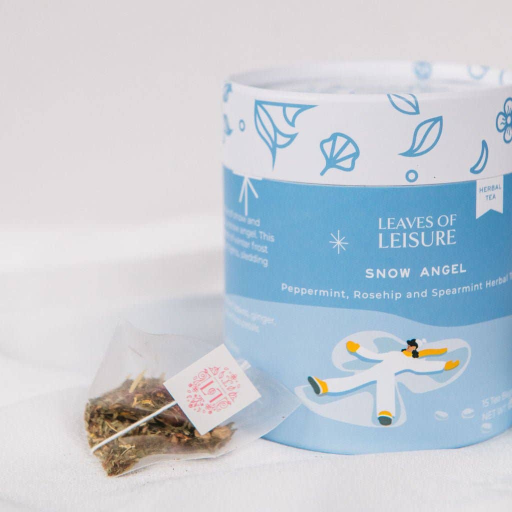 Snow Angel Herbal Tea: Canister (15 tea bags)