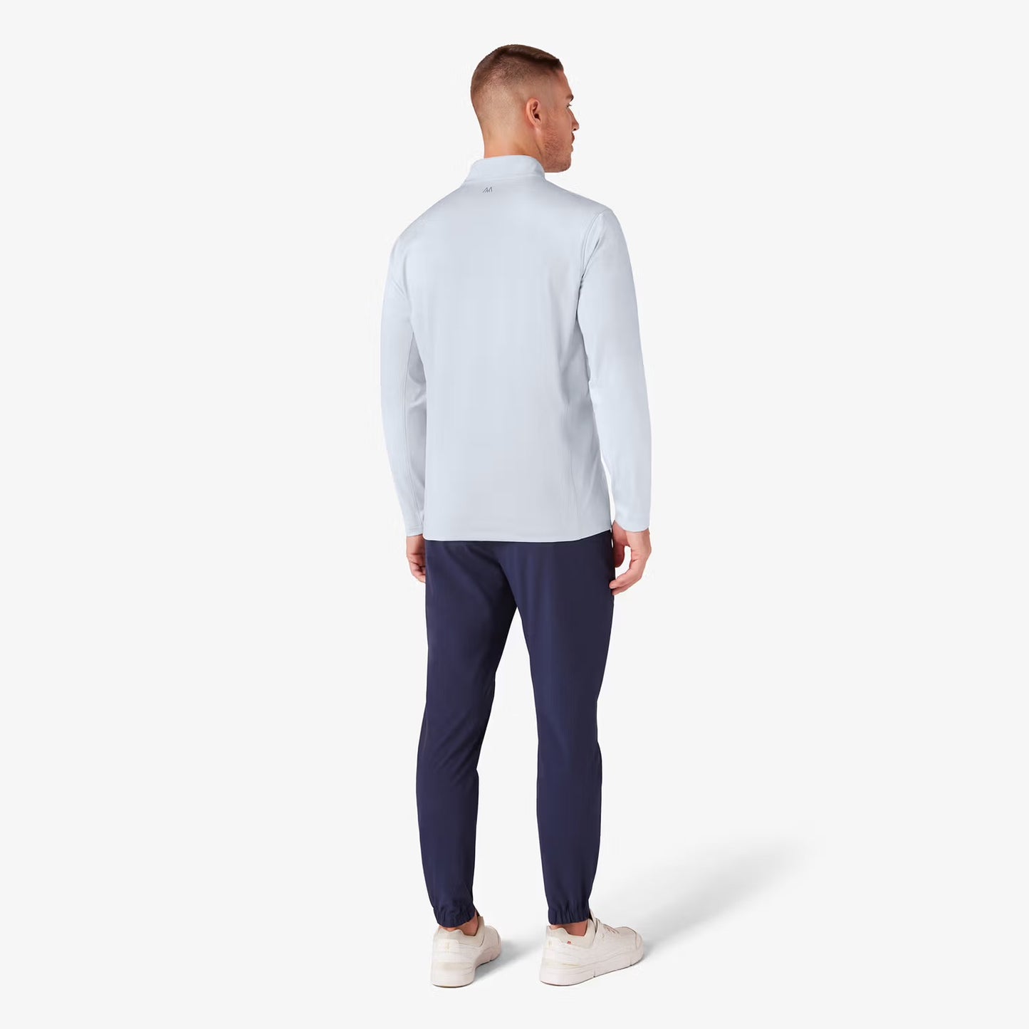 Keeton Quarter Zip - Sky Heather