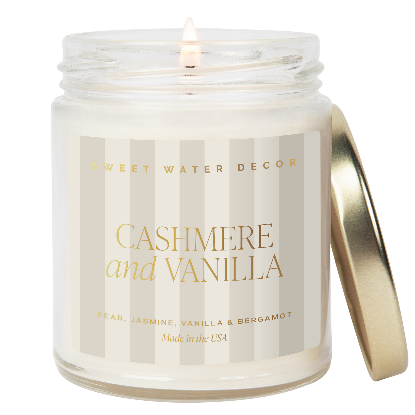 Cashmere and Vanilla 9oz Soy Candle