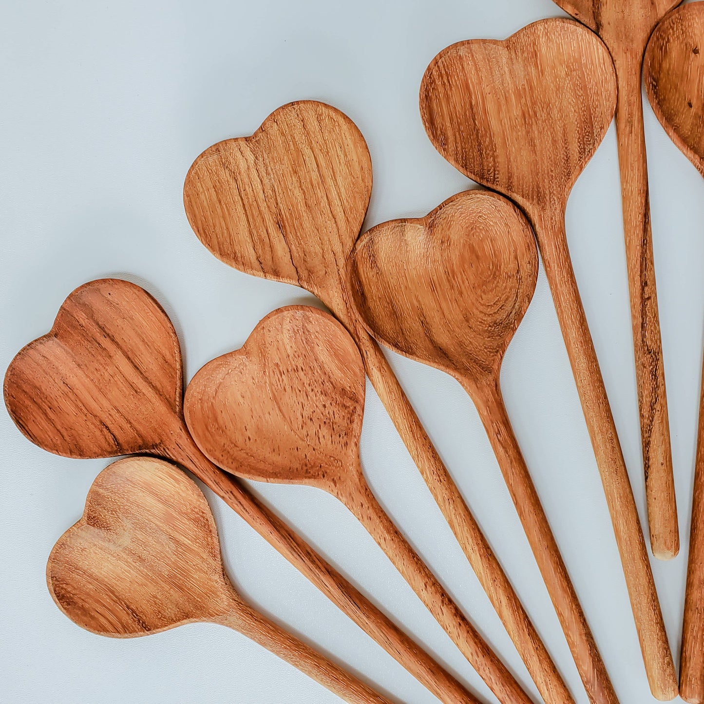 I Love You, Mom - Wooden Heart Spoon