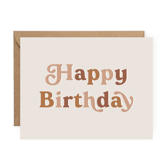 Happy Birthday Greeting Card