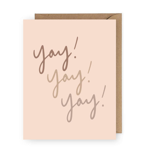 Yay! Yay! Yay! Greeting Card