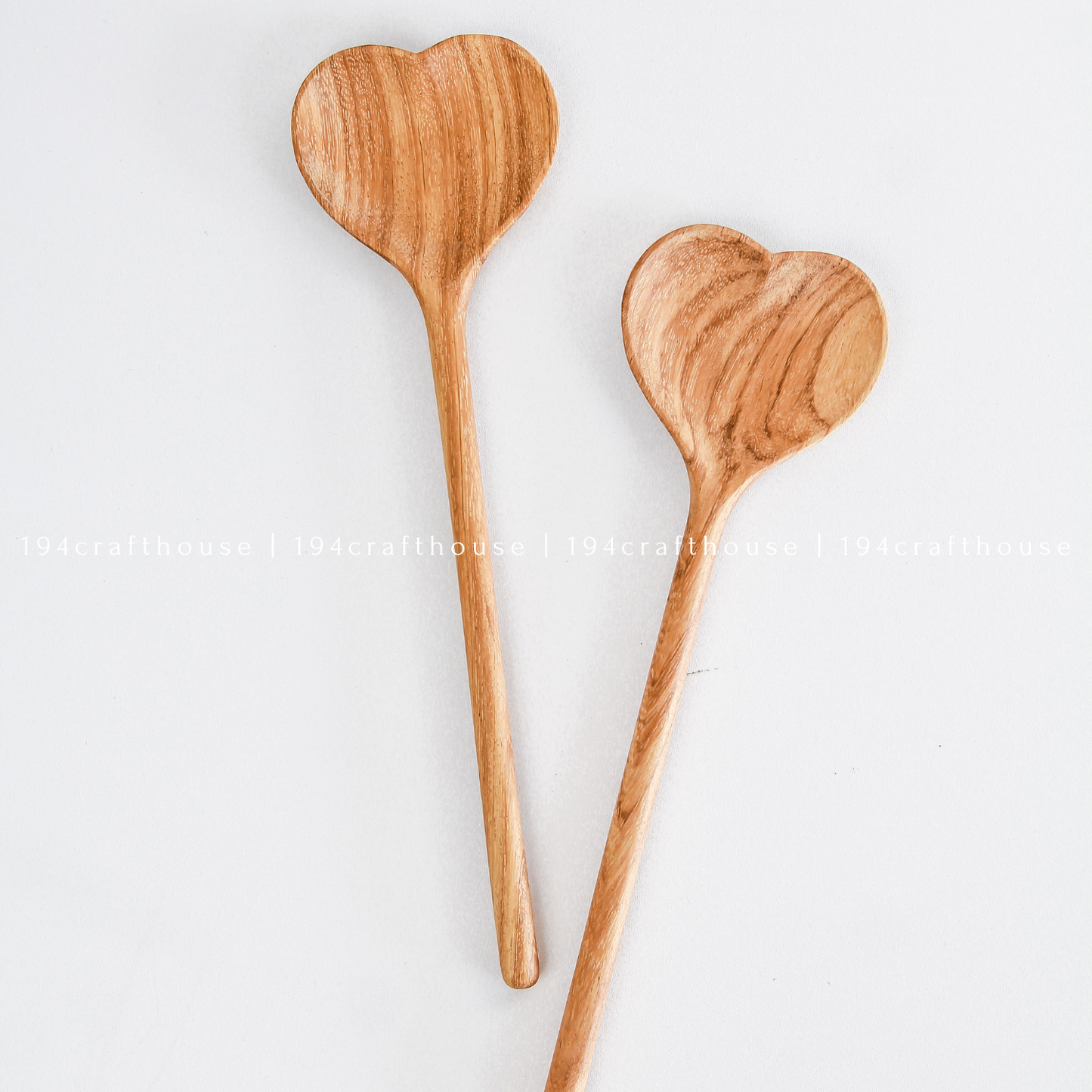 Large Wooden Heart Shaped Spoon