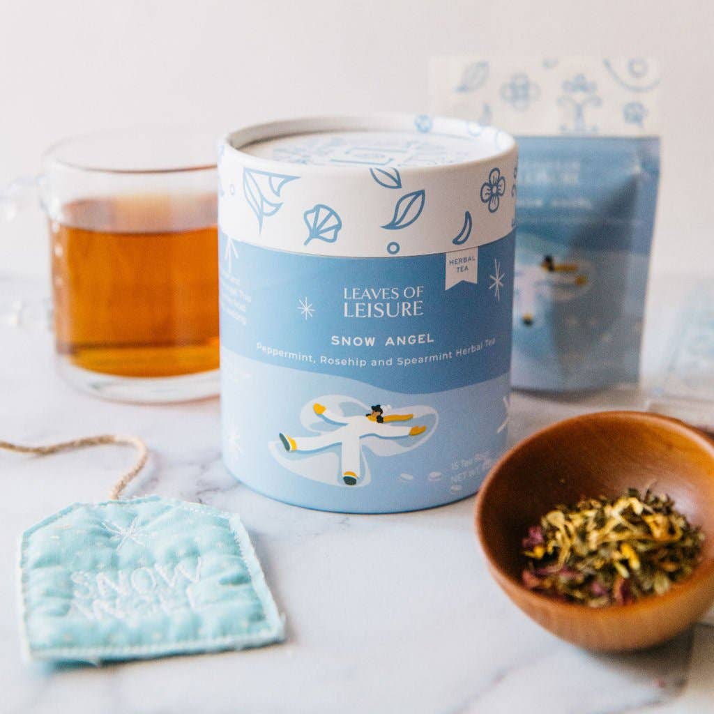 Snow Angel Herbal Tea: Canister (15 tea bags)