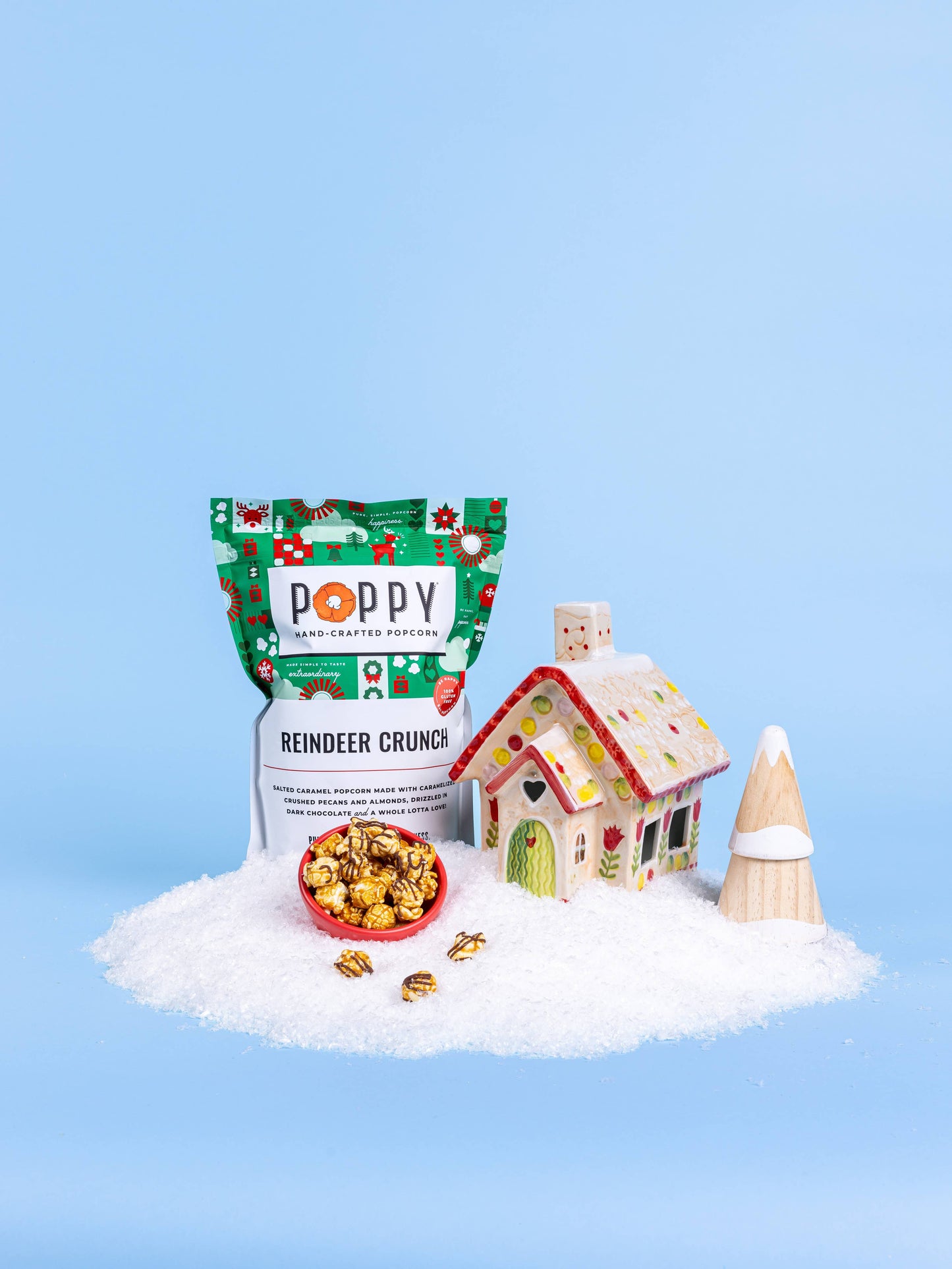 Reindeer Crunch Popcorn