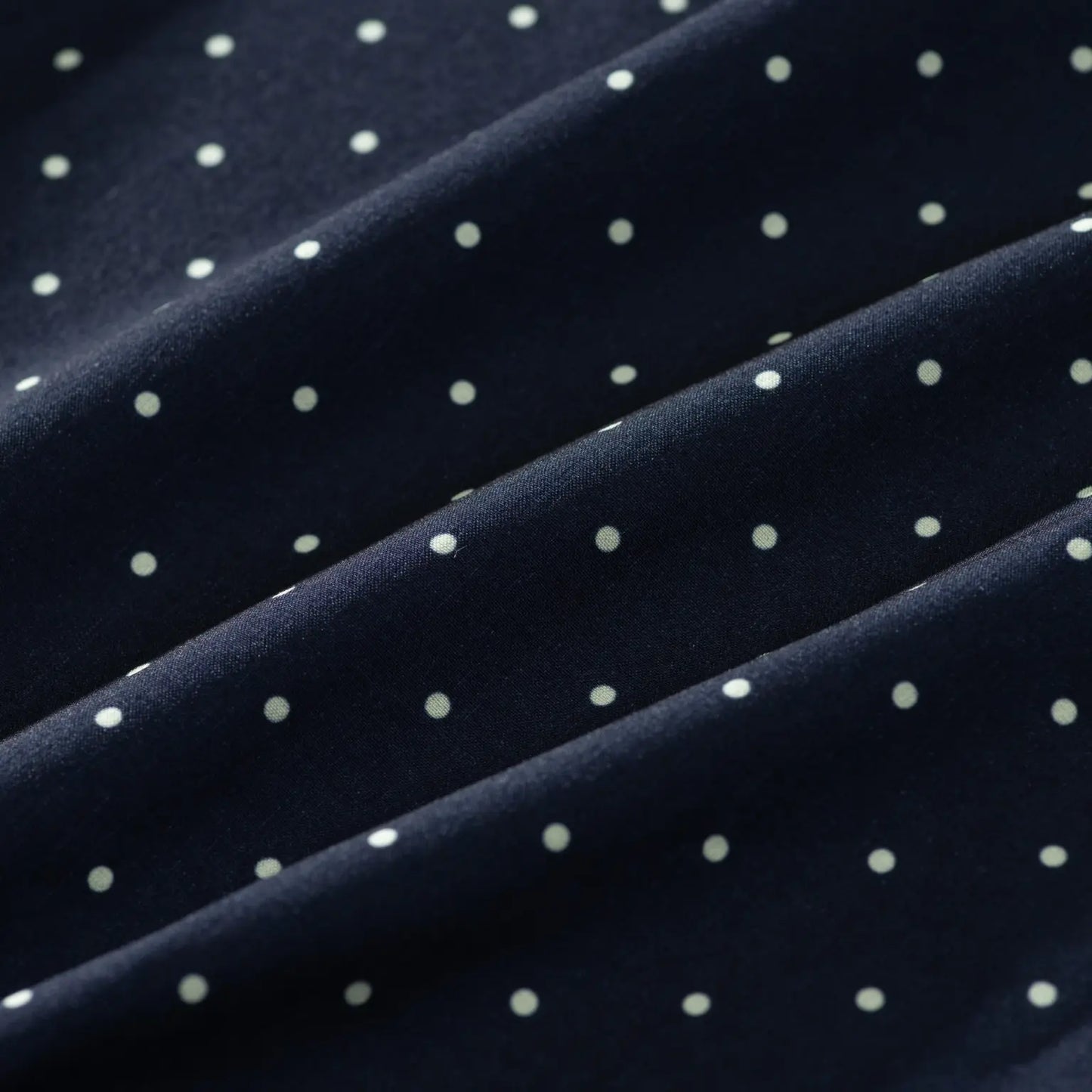 Leeward SS - Navy Polka Dot