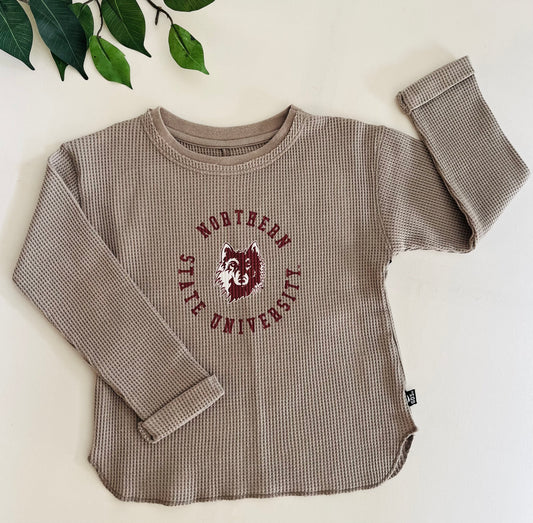 Toddler NSU Circle Crew - Gray