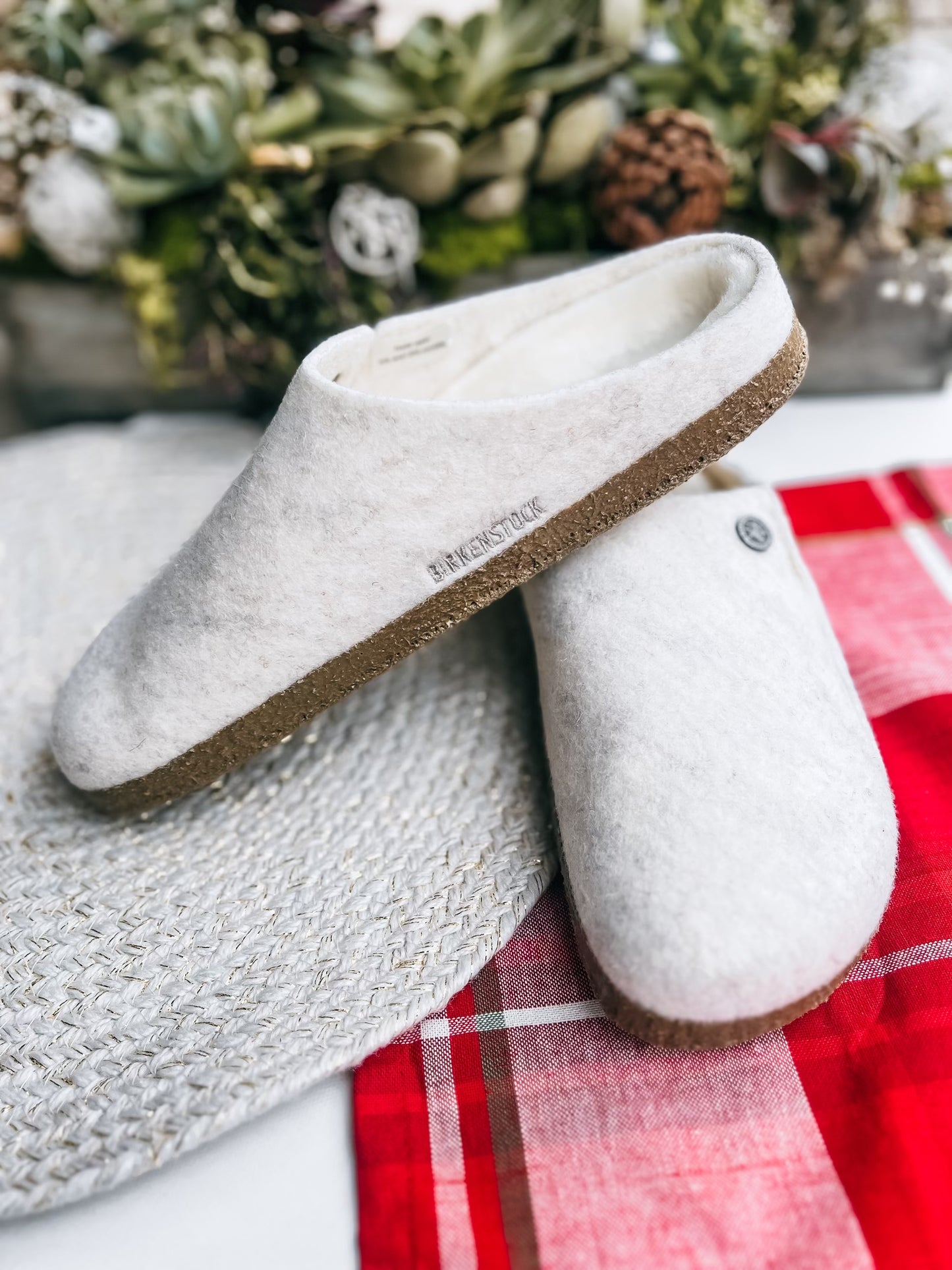 Zermatt Rivet Slippers - Ecru