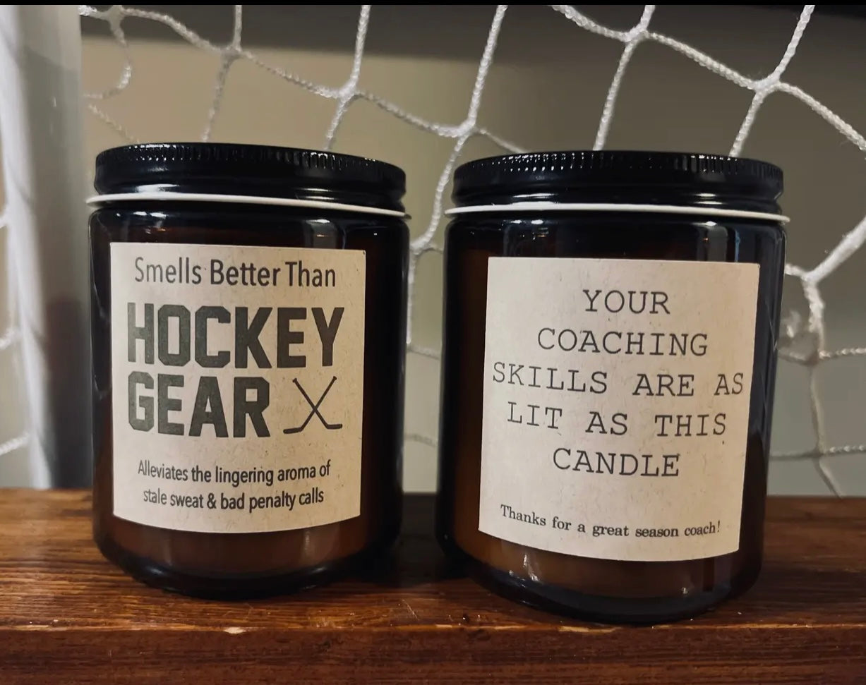 Hockey Candle