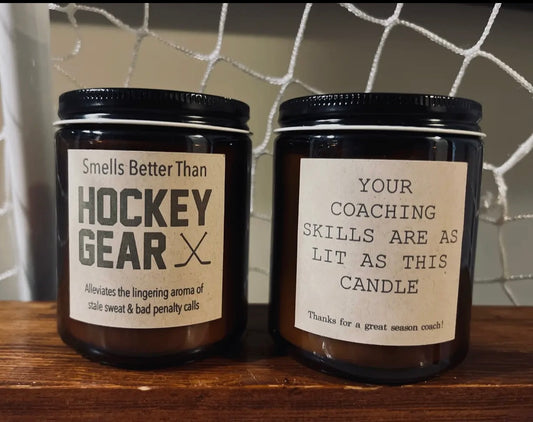 Hockey Candle