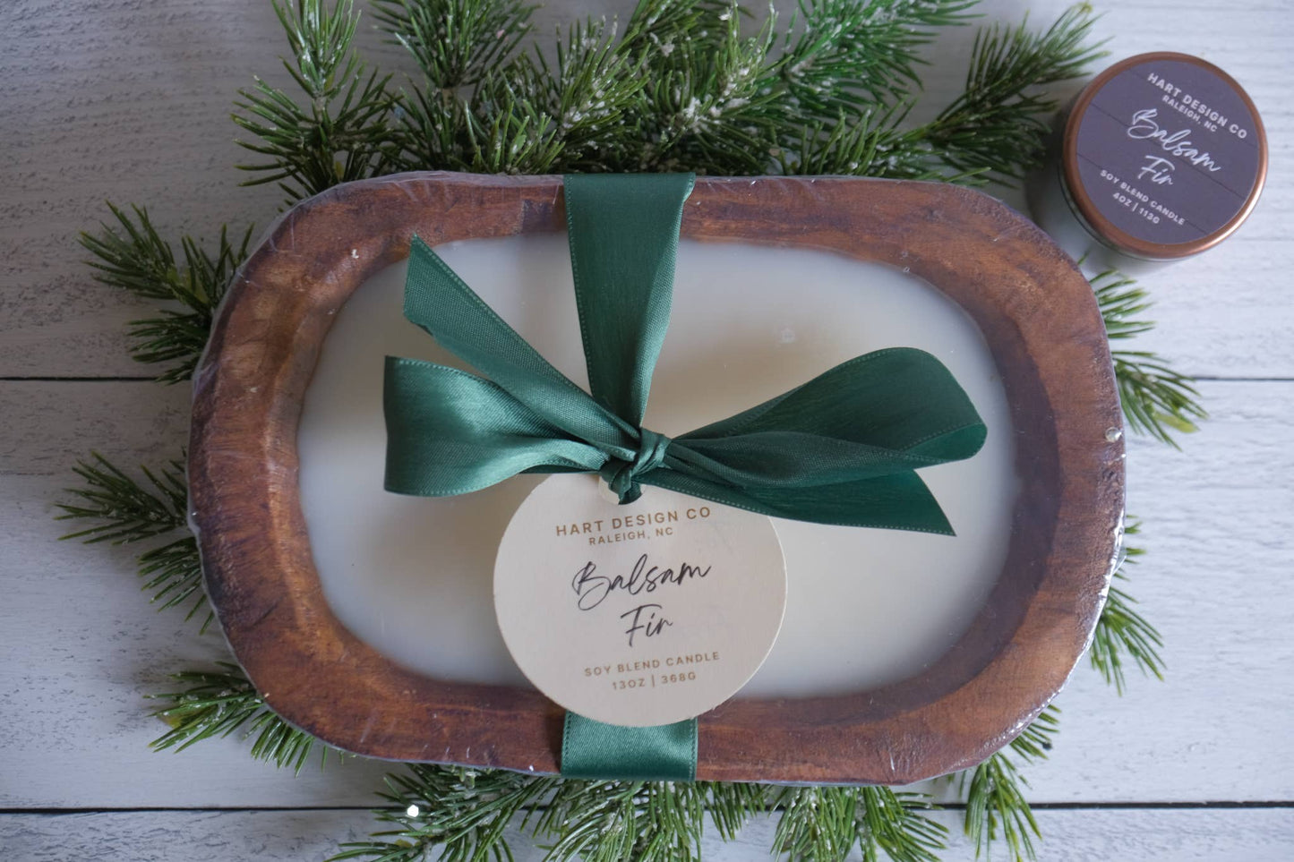 Balsam Fir 3 Wick Dough Bowl Candle