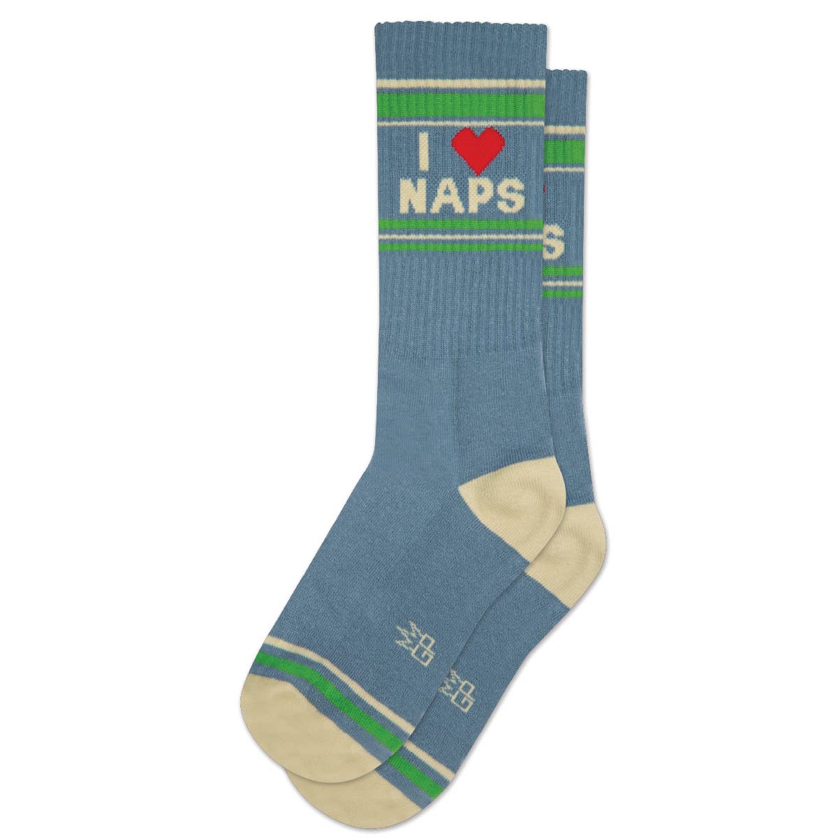 I Love Naps Gym Crew Socks