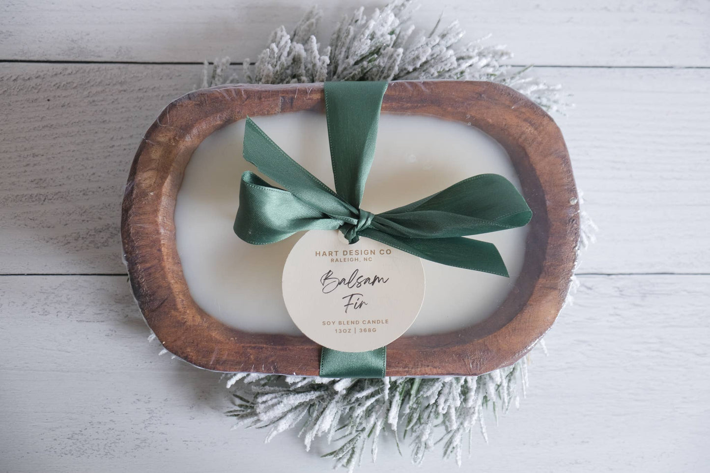 Balsam Fir 3 Wick Dough Bowl Candle