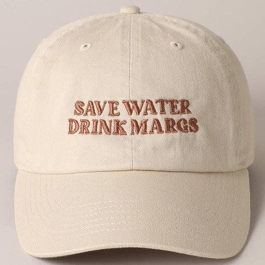 Save Water Drink Margs Baseball Cap