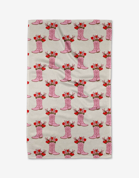 Cowgirl Boots Tea Towel