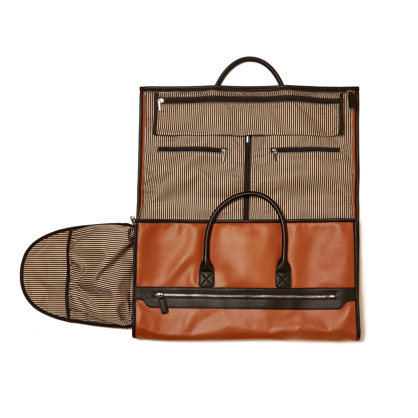 Siena 2-n-1 Garment Bag - Chestnut