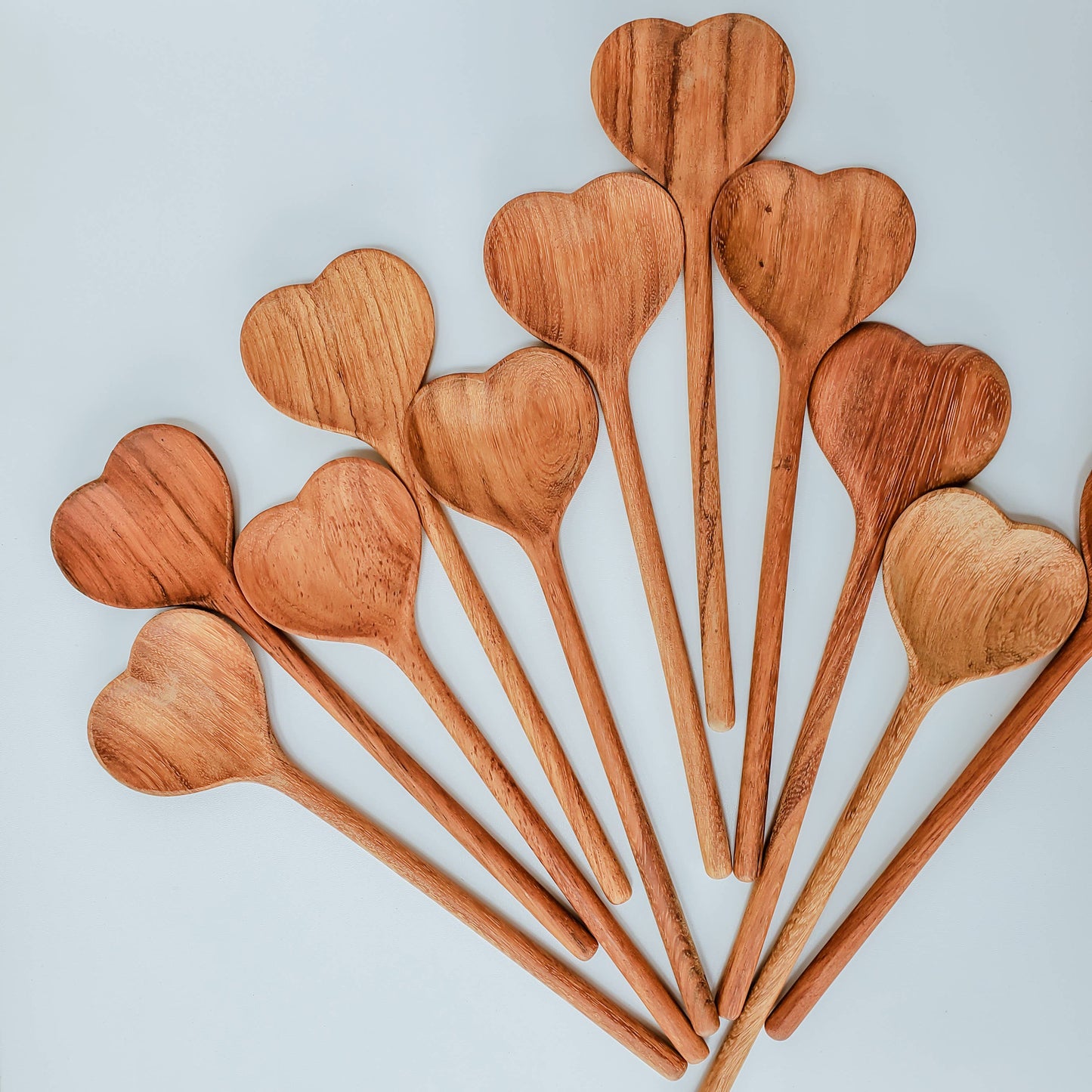 Love You - Wooden Heart Spoon