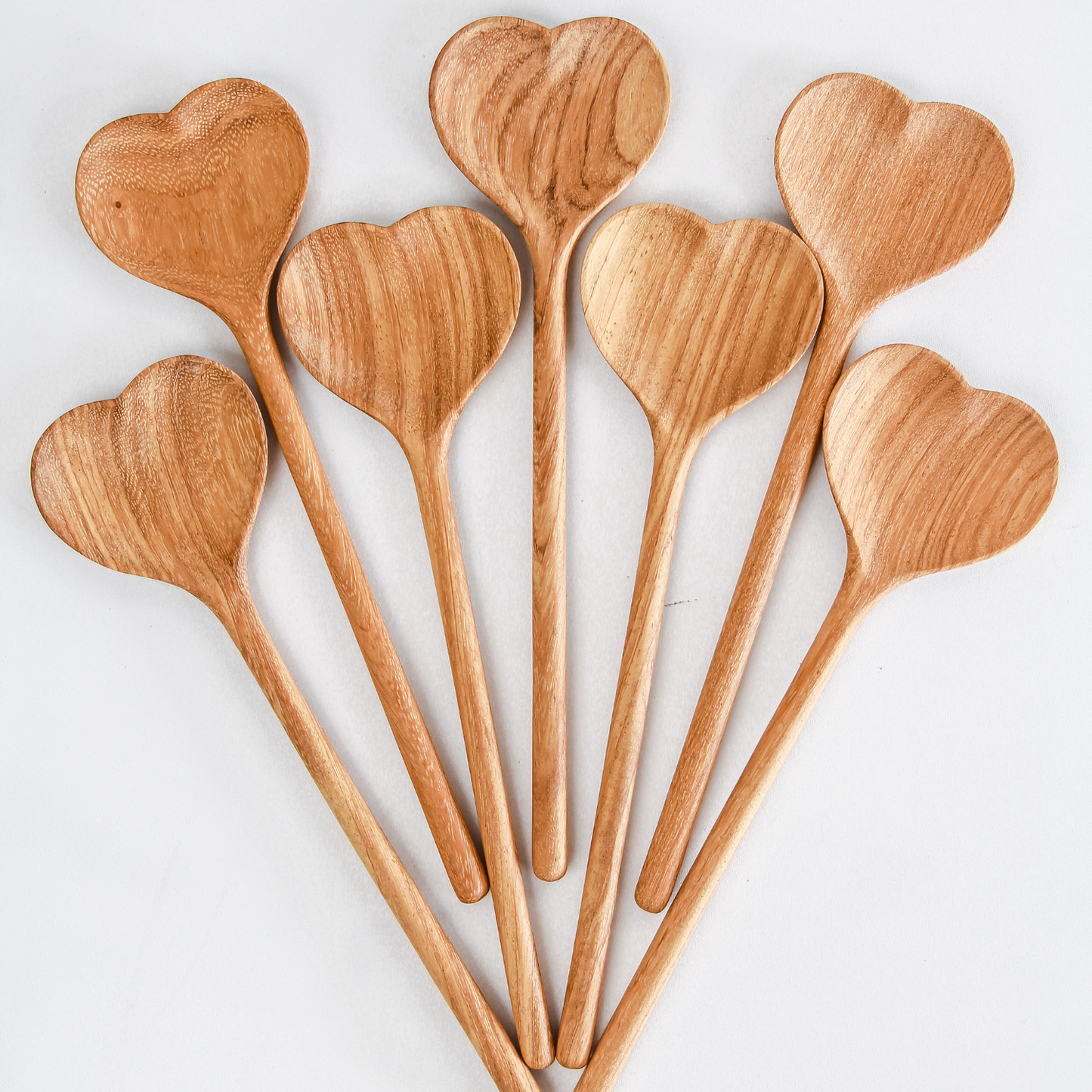 Large Wooden Heart Shaped Spoon