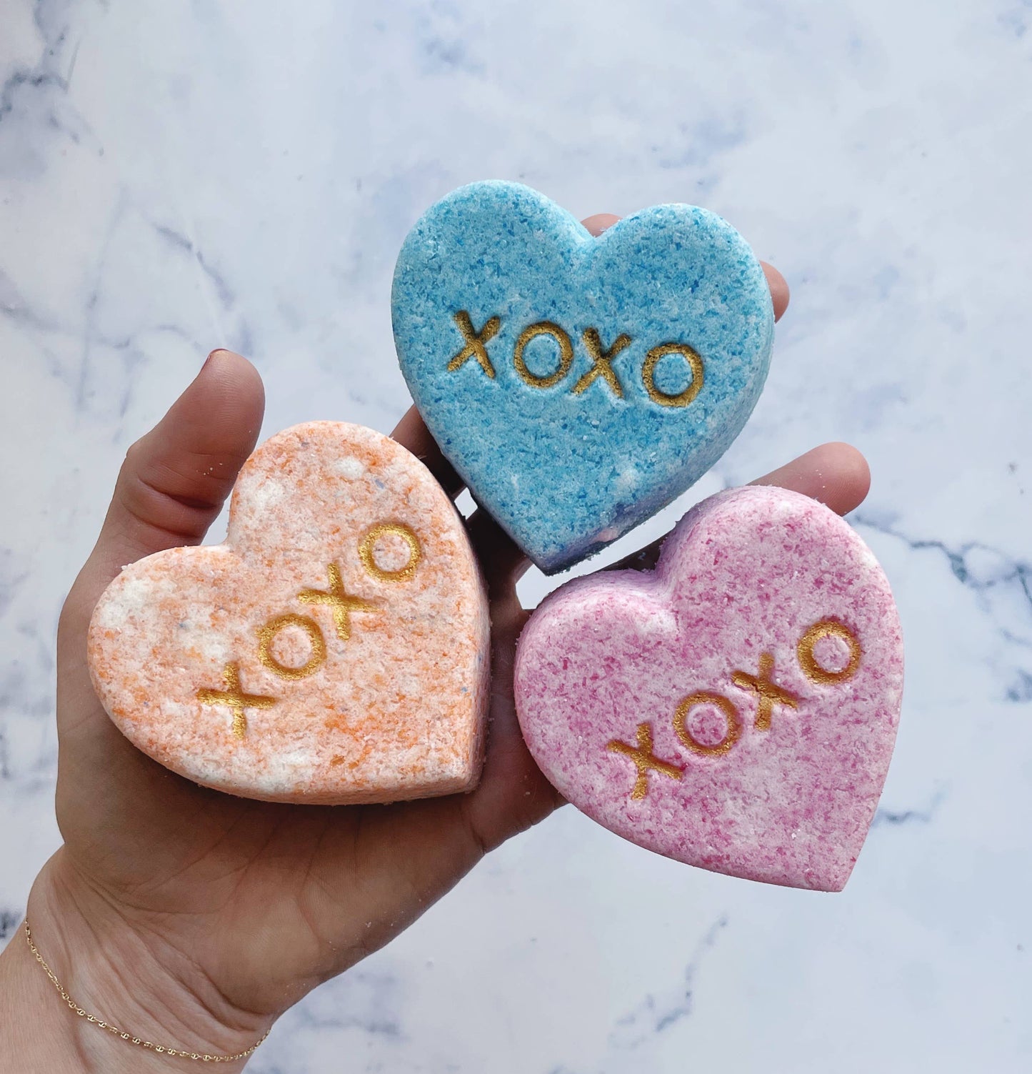 Conversation Heart Bath Bomb