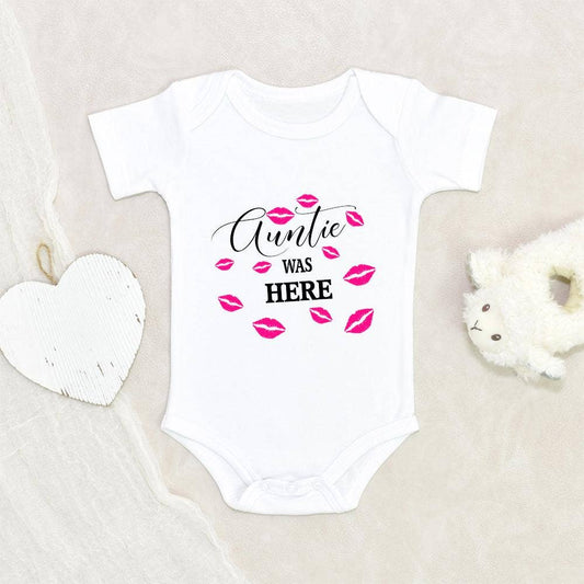 Auntie Was Here Onesie