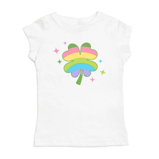 Rainbow Clover Tee