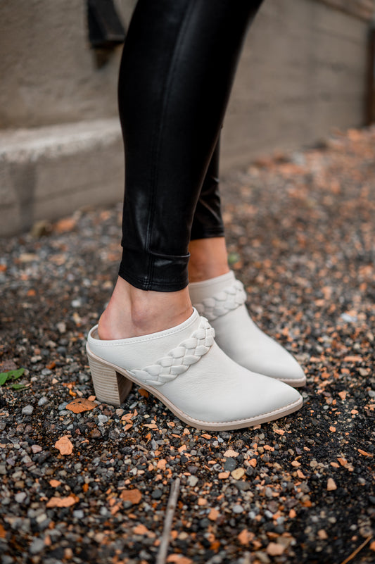 Serla Mule - Ivory Nubuck