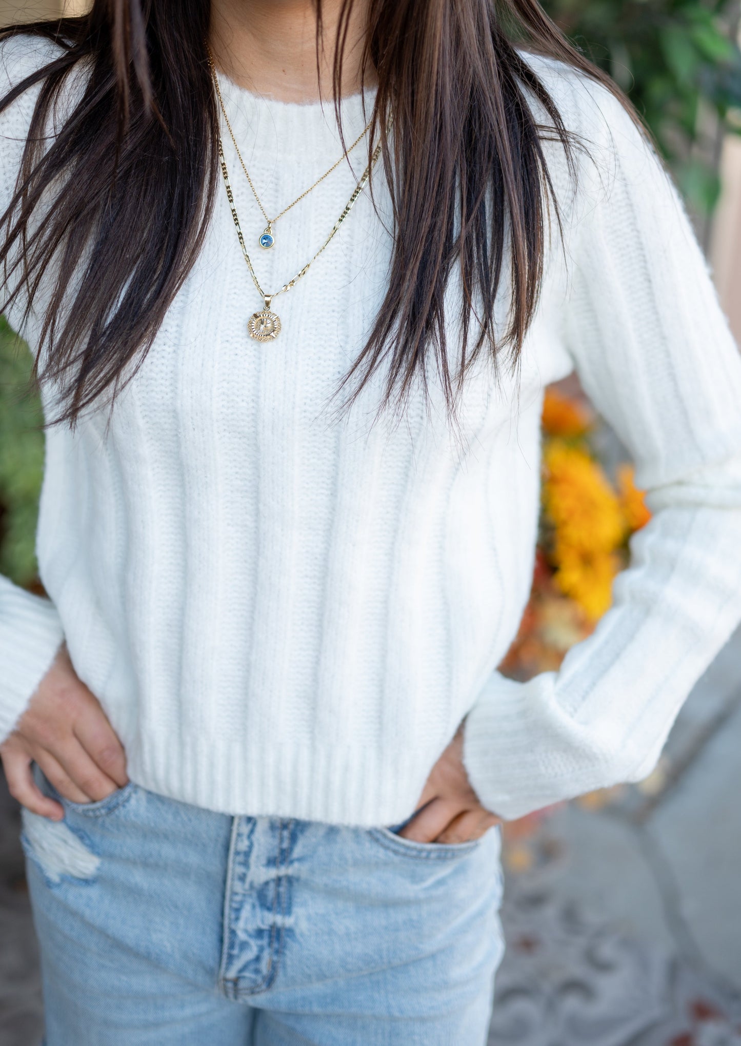 Beverly Rib Sweater-Sandstone