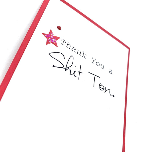 Thank You a Shit Ton Card