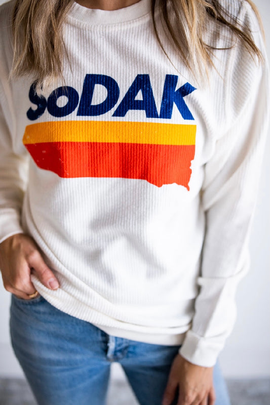 SoDAK Cord Sweater - Ivory