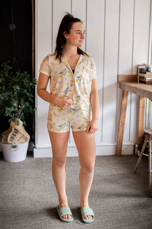 Summer Lemon PJ Set