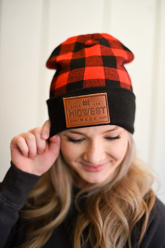 Midwest Plaid Beanie