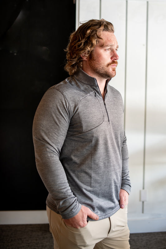 XC4 Performance Quarter Zip - Gray